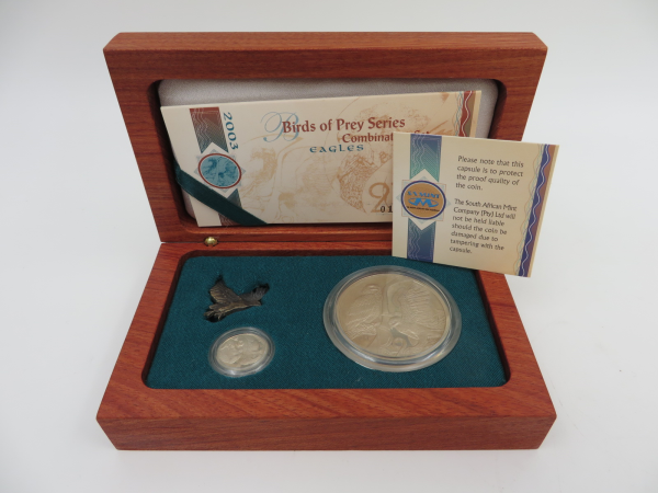 2003 Silver Eagle Combo Set - Birds of Prey