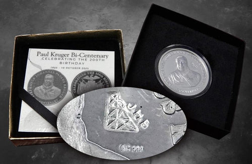 200 Year Paul Kruger Silver 1 Oz Medallion