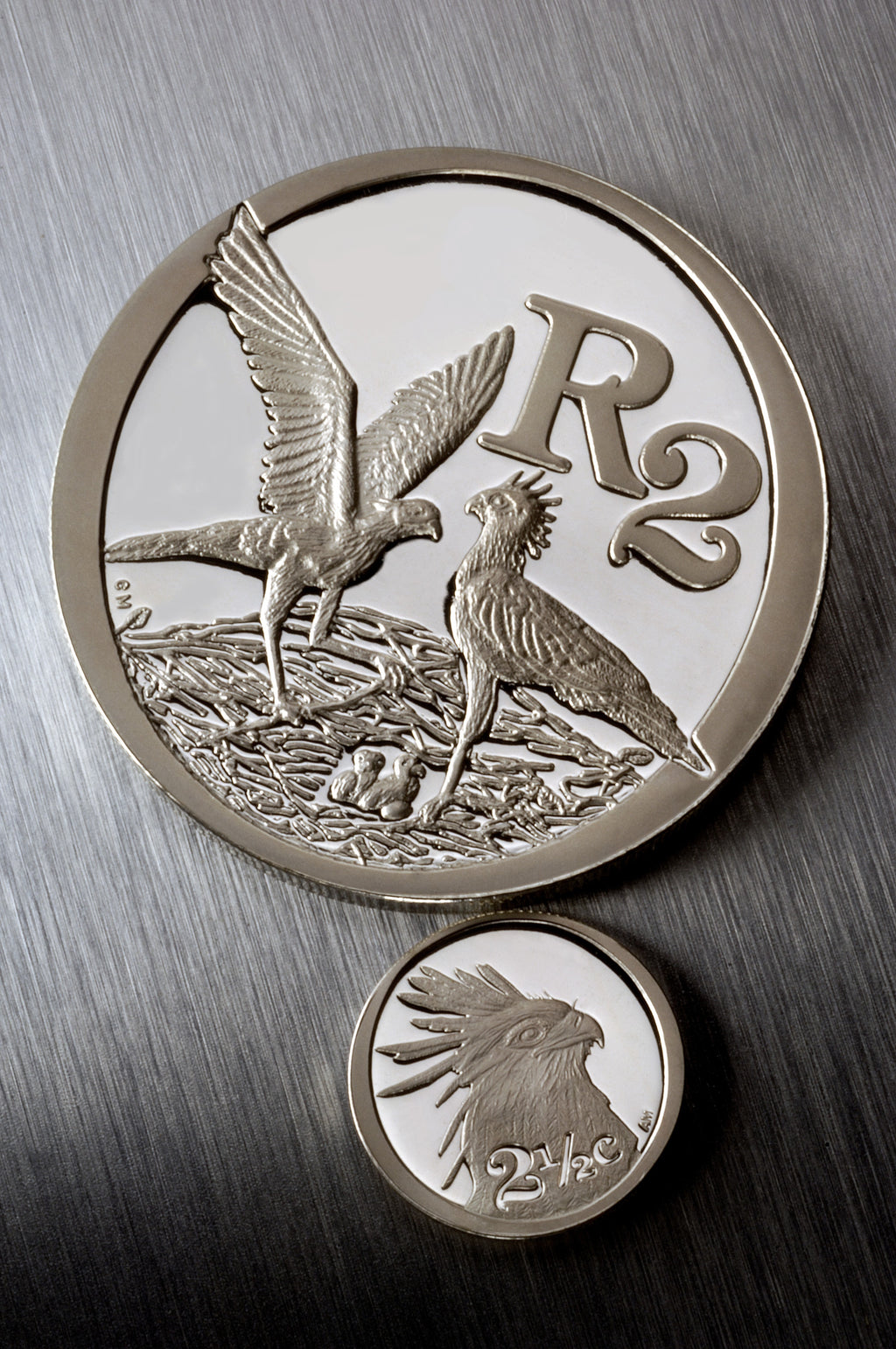2006 Silver Secretary Bird Combo Set - Birds of Prey