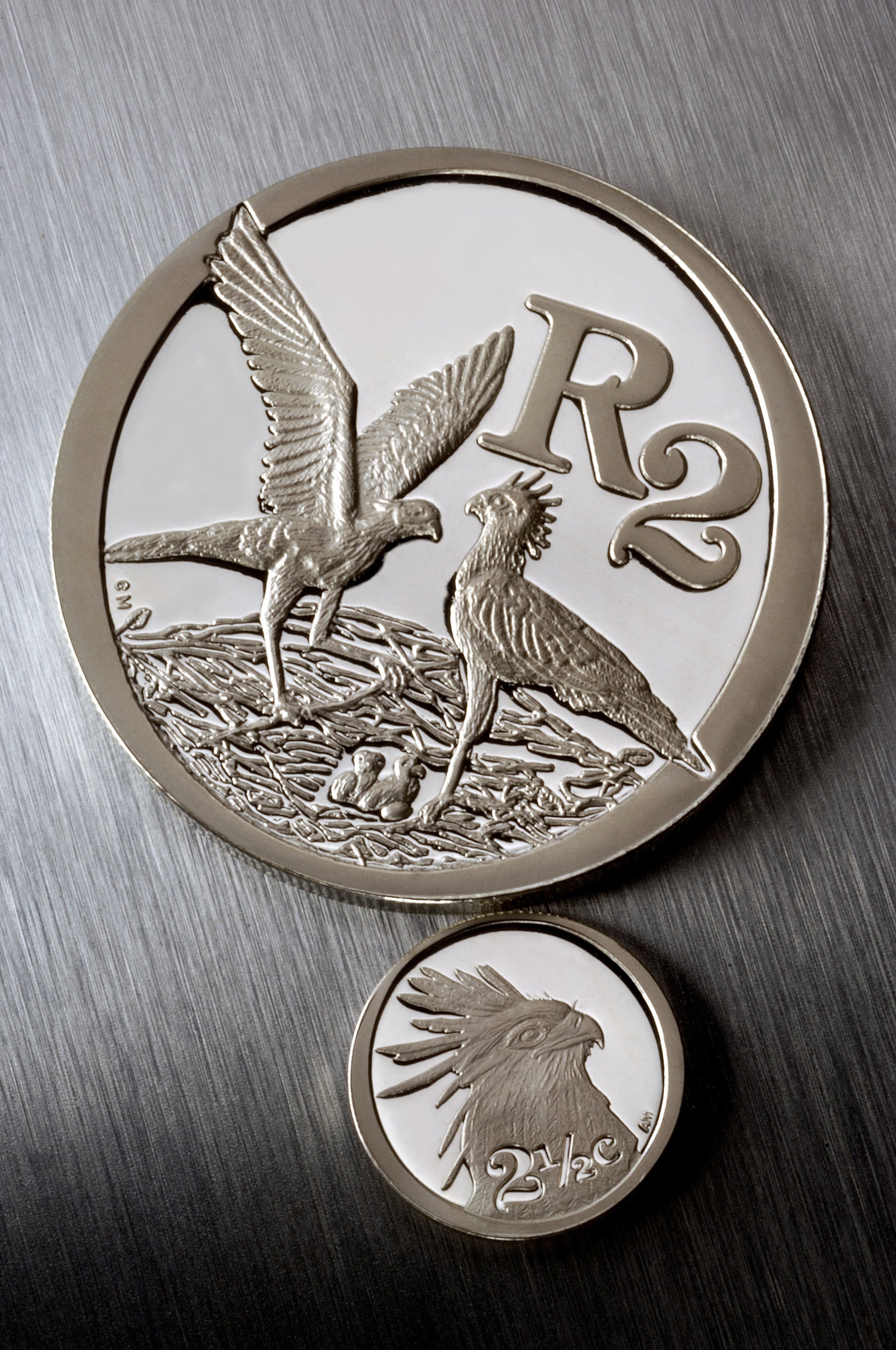 2006 Silver Secretary Bird Combo Set - Birds of Prey